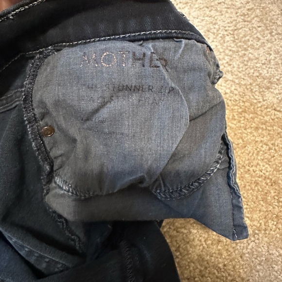 MOTHER The Stunner Zip Two Step Fray Last Call Wash Women's Size 30 - Picture 9 of 12